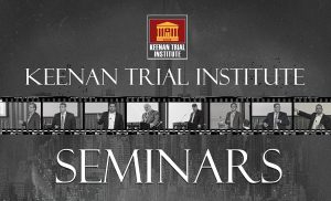 Keenan Trial Institute Seminar Registration Form 1