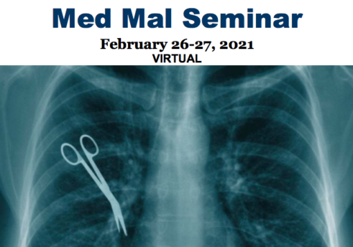 2021 Medical Malpractice Seminar 1